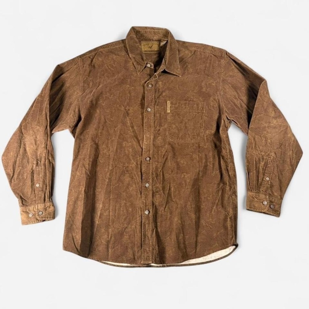 North River Men's Button Down Long Sleeve Sz L‎